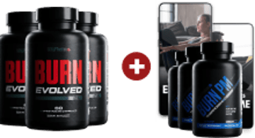 3 bottles Burn Evolved + 3 bottles Burn PM
