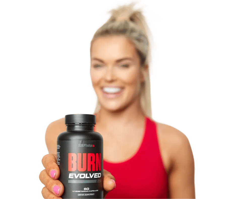 Customer holding Burn Evolved 2.0
