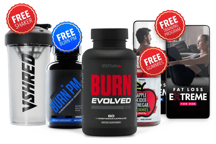 Burn + Burn PM + FLE + Free Shaker Cup