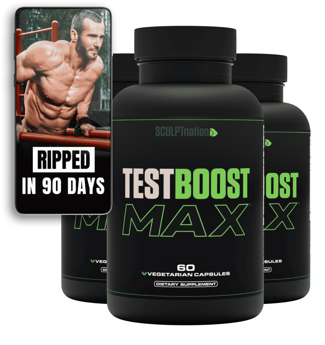 Testboost Max 3 bottles